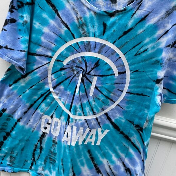 Hot Topic Tie Dye Go Away T-shirt size Large tee - Picture 5 of 8